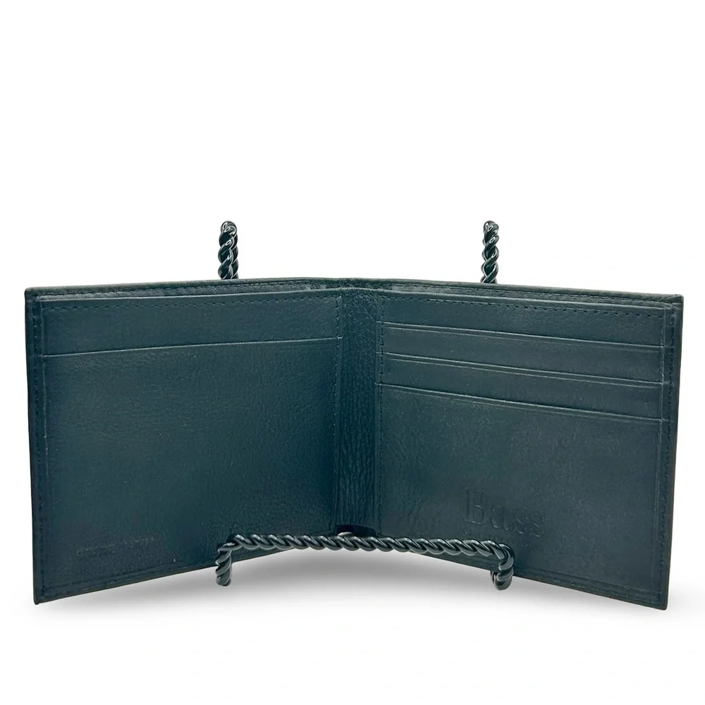 Bass Leather‎ Men's Billfold Wallet Preppy Classic Butter Soft Career Office